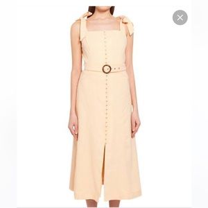 Jonathan Simkhai dawn linen blend dress